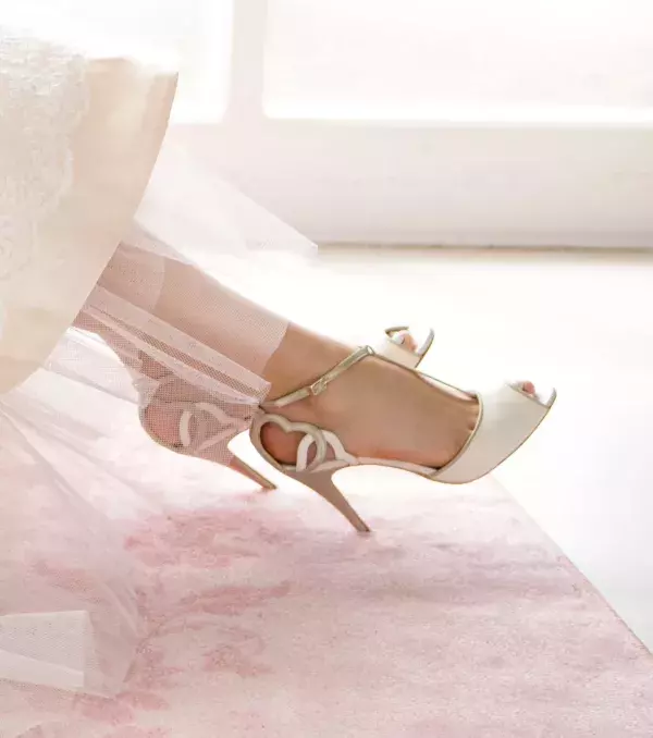 Wedding shoes: Charlotte Mills, £284