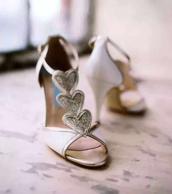 Wedding shoes: Charlotte Mills, £296
