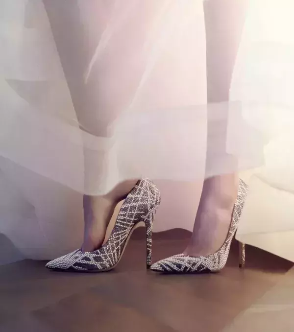 Wedding shoes: Jimmy Choo, Anouk