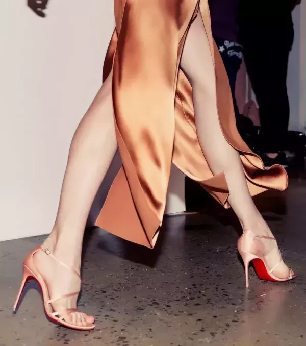 Wedding shoes: Louboutin, Gwynnitta