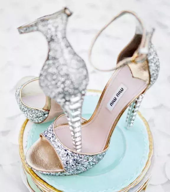 Wedding shoes: Miu Miu