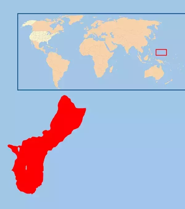 Guam is located in the middle of the Pacific Ocean and is considered a U.S. territory.