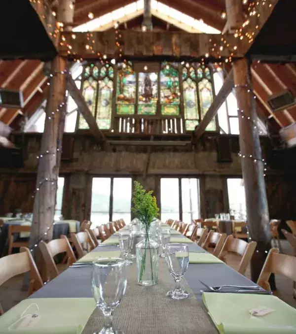 It's all about industrial and rustic chic