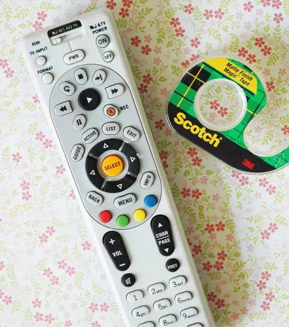 Like the mouse, cover the remote-control laser with Scotch tape and watch your friend struggle to change channels!