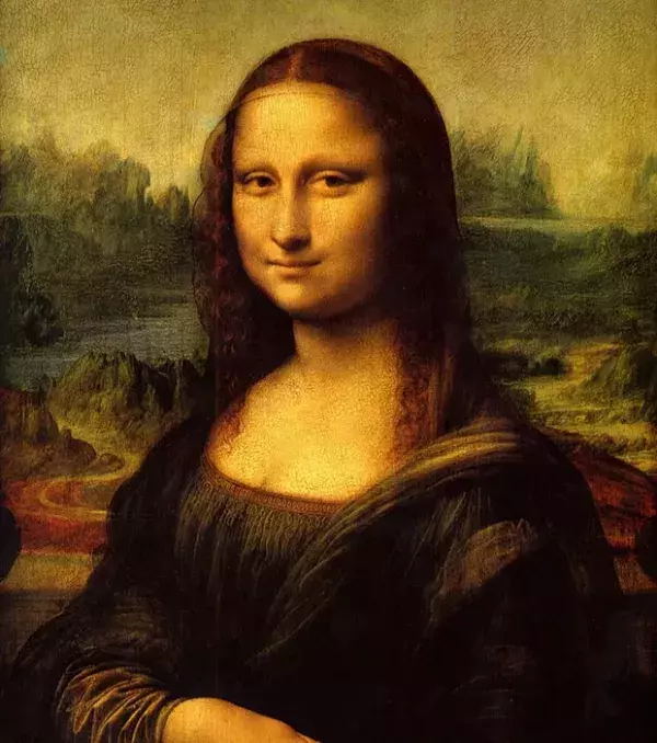 Probably the most famous painting ever, the Mona Lisa was likely painted with a left hand - as Da Vinci was left-handed too.