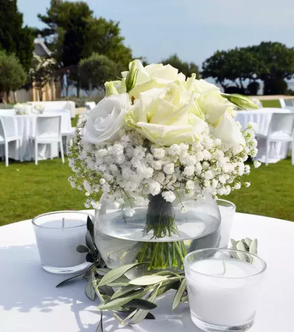 Set up chairs and tables but let the guests choose their places and move around freely