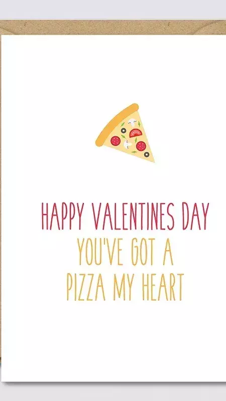 For someone you love almost as much as pizza...